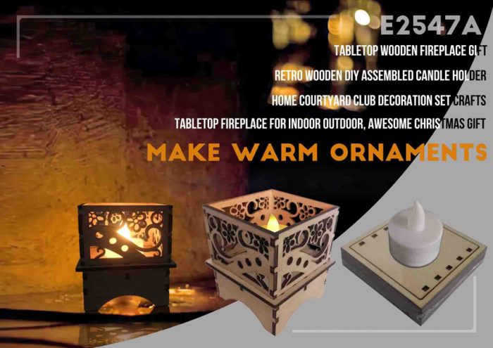 DIY Wooden Assembled Holder E2547A