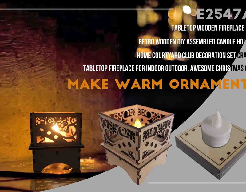 DIY Wooden Assembled Holder E2547A
