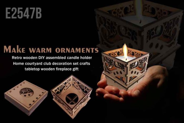 DIY Wooden Assembled Holder E2547B