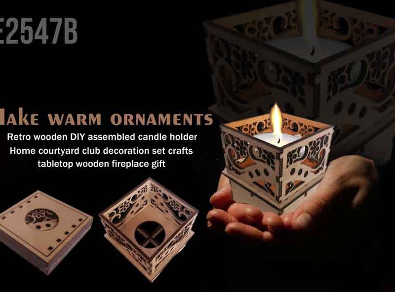 DIY Wooden Assembled Holder E2547B