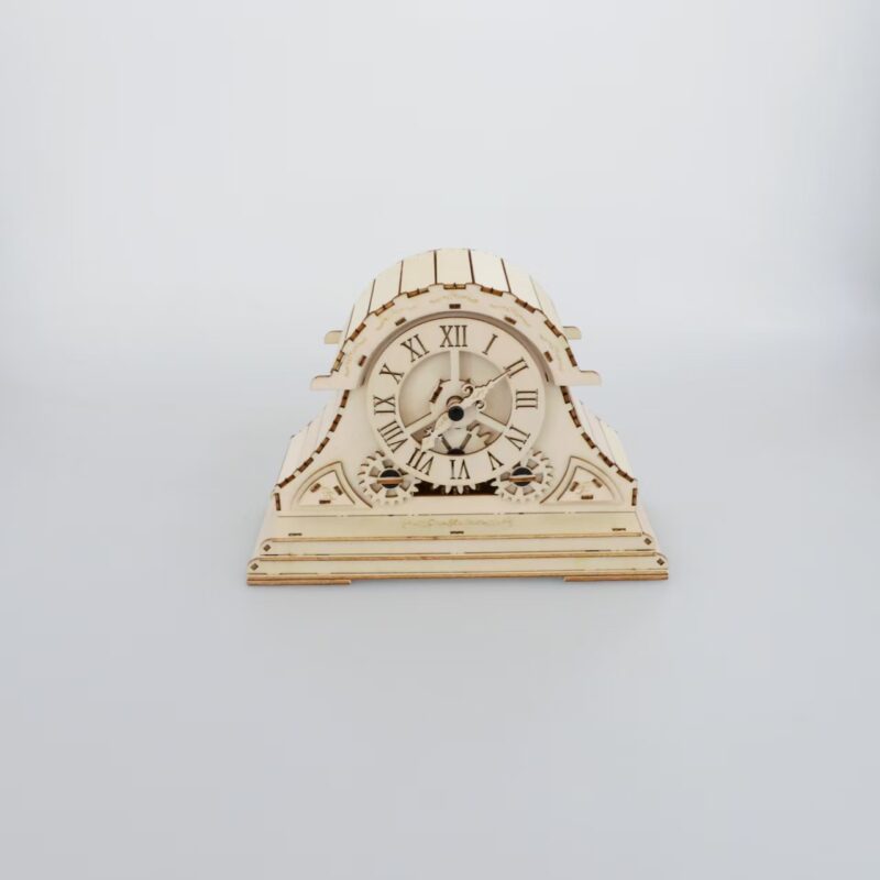 Wooden Puzzle Mantel Clock