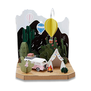 DIY Miniature Paper View Country Side