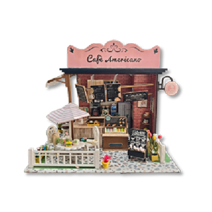 DIY Miniature Dollhouse Coffee Shop
