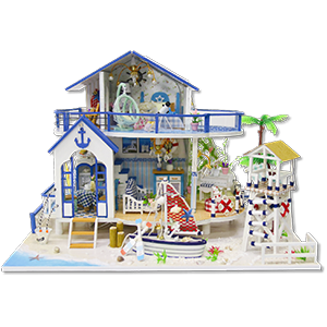DIY Miniature Dollhouse Beach House