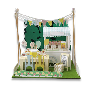DIY Miniature Paper View Garden Party