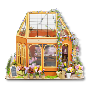 DIY Miniature Dollhouse Flower Boutique