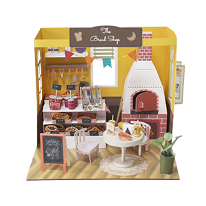DIY Miniature Paper View Bread Shop