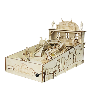 Wooden Puzzle Pinball machine