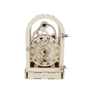 Wooden Puzzle Table Clock