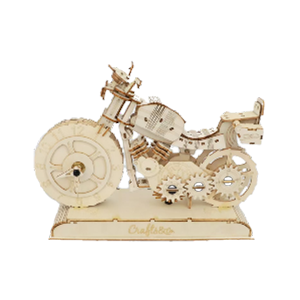 Wooden Puzzle Motor Clock