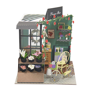 DIY Miniature Paper View Flower Bar