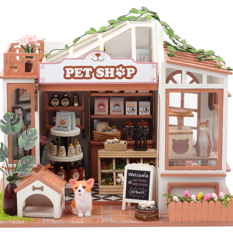 DIY Miniature Dollhouse Pet Shop