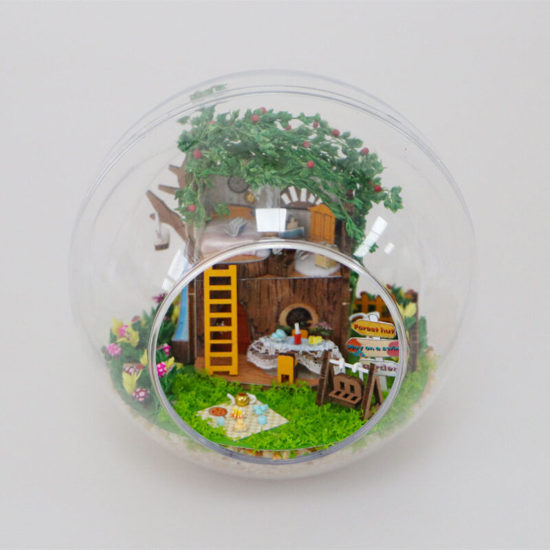 DIY Miniature Ball Tree House