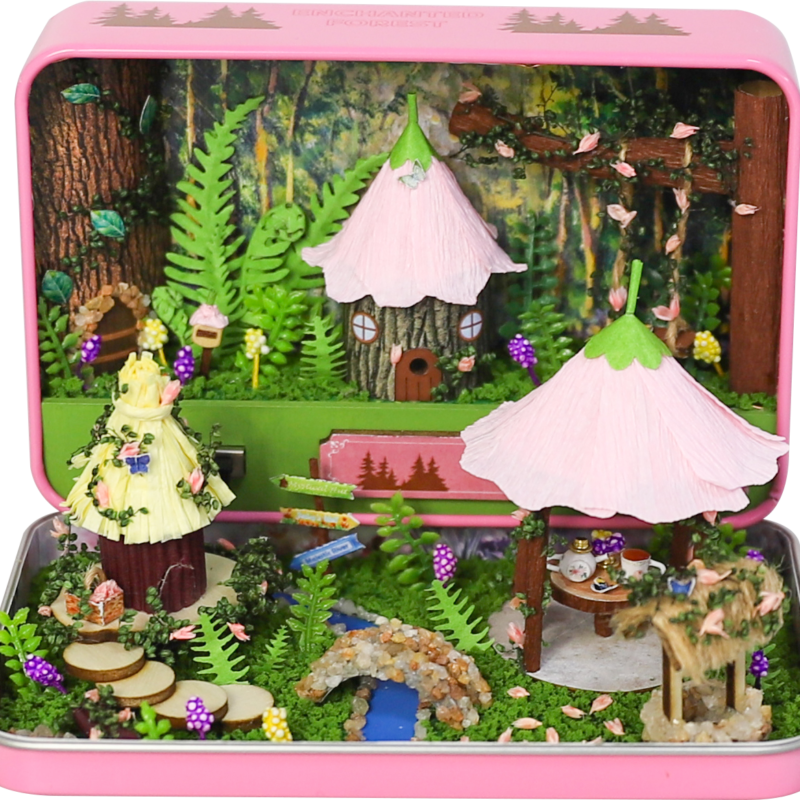 DIY  Miniature Tin Box Enchaned Forest