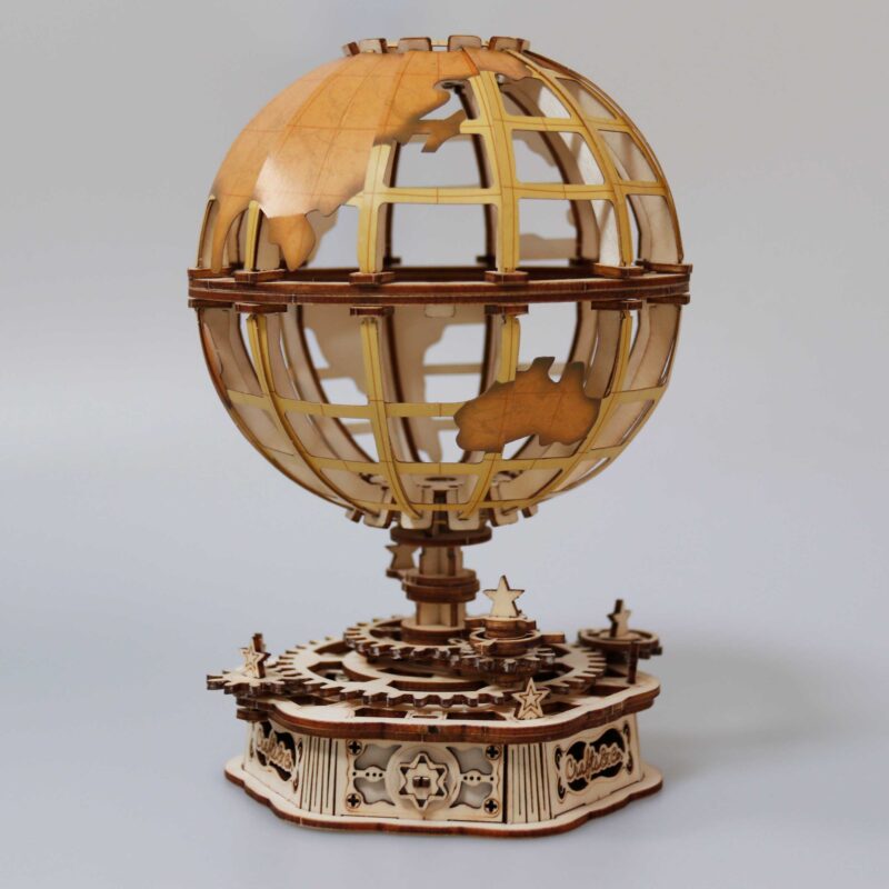 Wooden Puzzle Globe
