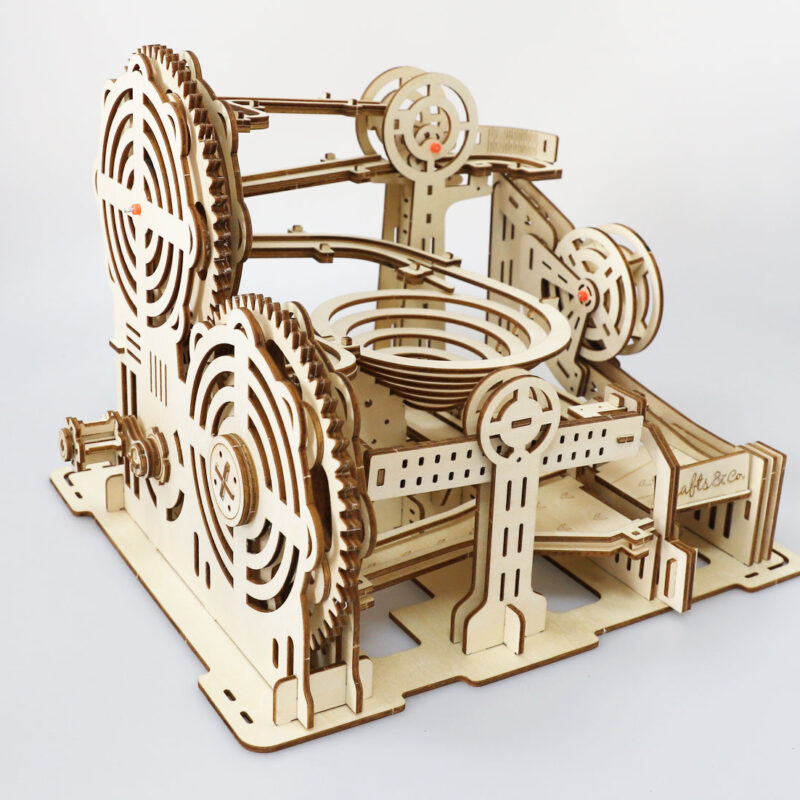 Wooden Puzzle Marble Run