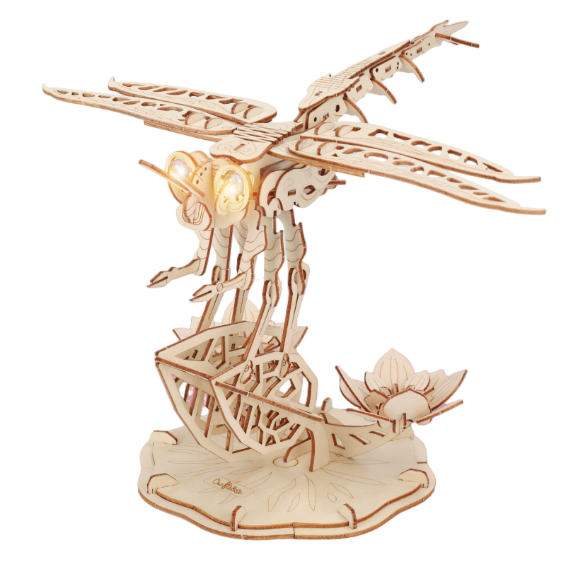Wooden Puzzle Dragonfly