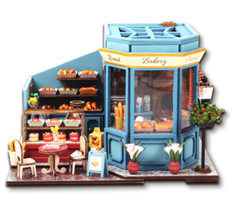 DIY Miniature Dollhouse French Bakery