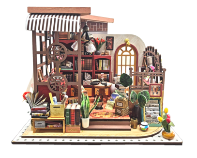 DIY Miniature Dollhouse Magic Bookshop