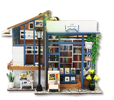 DIY Miniature Dollhouse Book Shop