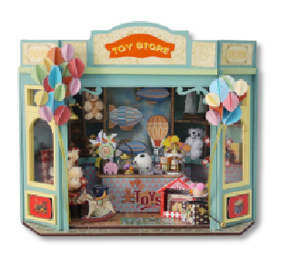 DIY Miniature Dollhouse Toy Store