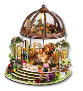 DIY Miniature Dollhouse Botanical Haven