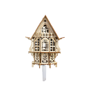 Wooden Puzzle Canopy Cottage