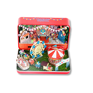 DIY Miniature Tin Box Traveling Carnival