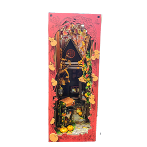 DIY Miniature Book Nook Bureau Autumn