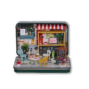 DIY Miniature Tin Box Coffee express