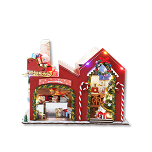 DIY Miniature Dollhouse Santa's factory